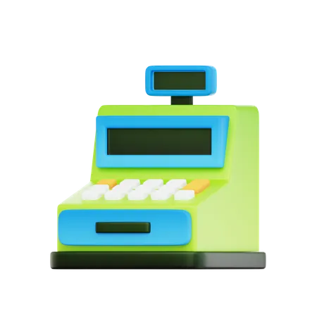 Cashier Machine  3D Icon