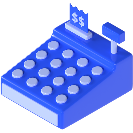 Cashier machine  3D Icon