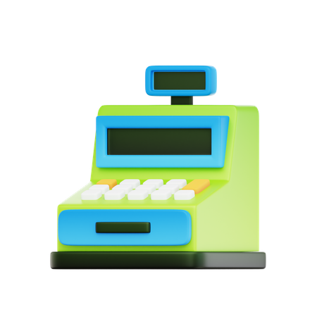 Cashier Machine  3D Icon
