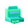 3d cash pay machine logo