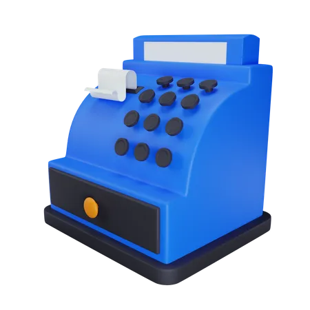 Cashier Machine Icon 3 D Illustration 3D Icon