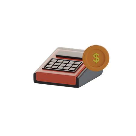 Cashier machine  3D Icon