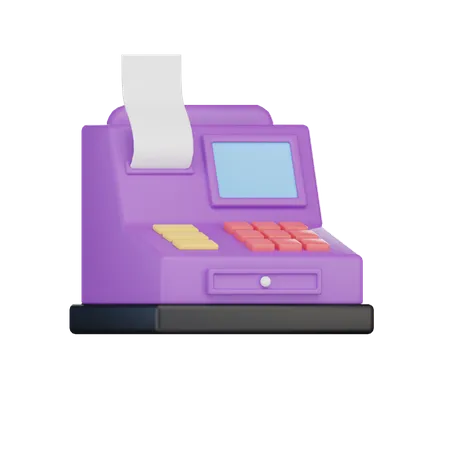 Cashier Machine 3 D Icon 3D Icon