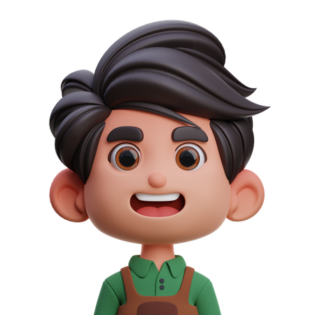 Cashier man  3D Icon