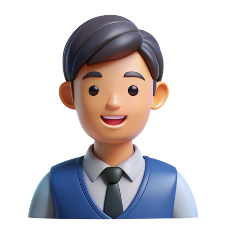 계산원의 아바타  3D Icon
