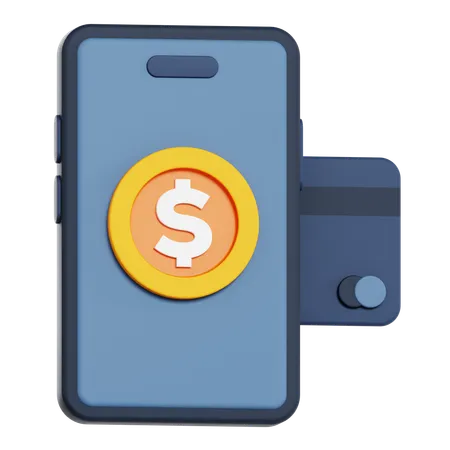 Cashless  3D Icon