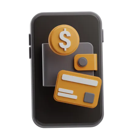 Cashless  3D Icon