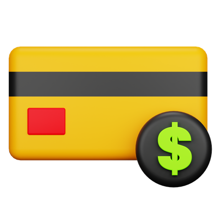 Cashless Payment  3D Icon