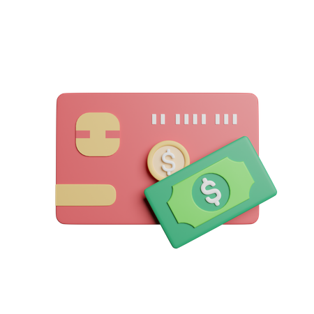 Cashless Payment  3D Icon