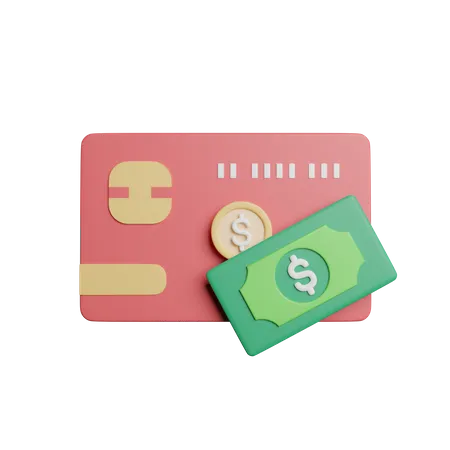 Cashless Payment  3D Icon