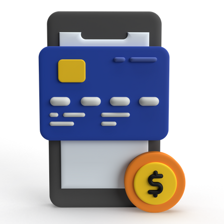 Cashless Payment  3D Icon