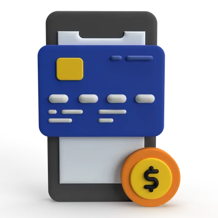 Cashless Payment  3D Icon