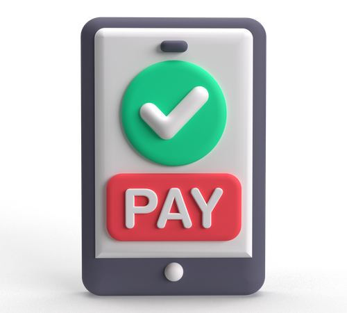 Cashless Payment  3D Icon