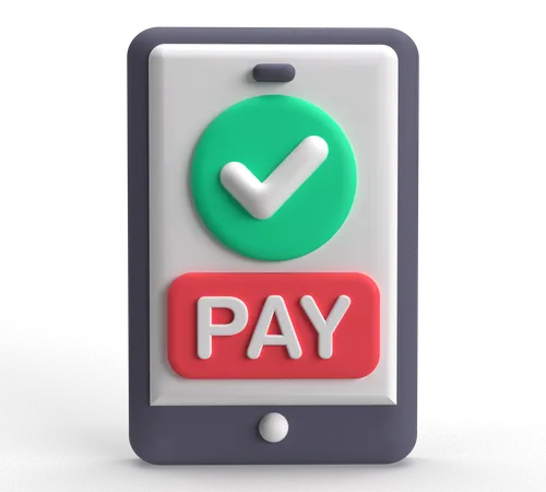 Cashless Payment  3D Icon