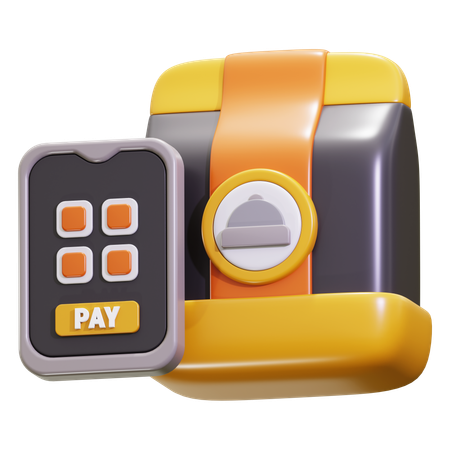 Cashless payment  3D Icon