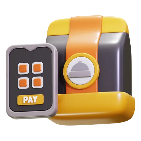 Cashless payment  3D Icon