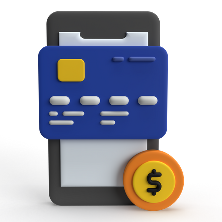Cashless Payment  3D Icon