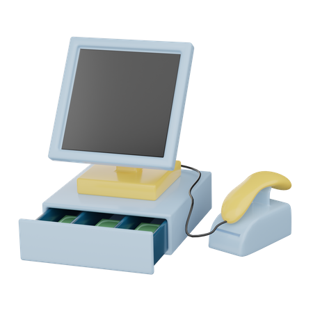 Cashregister 3D Icon