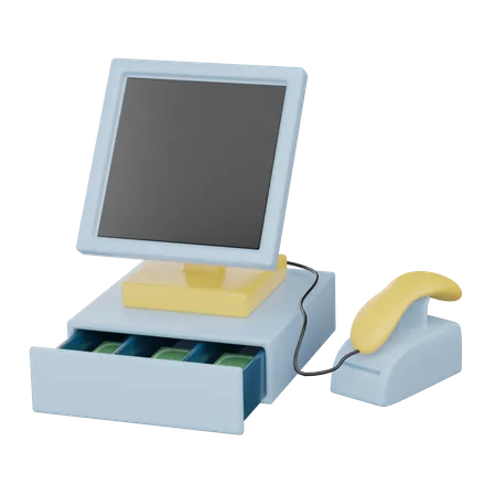 Cashregister 3D Icon