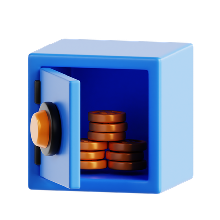 Casier  3D Icon