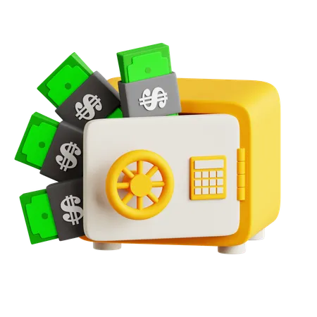 Casier bancaire  3D Icon