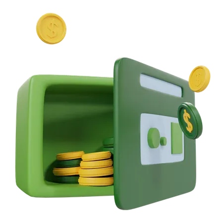 Casier bancaire  3D Icon