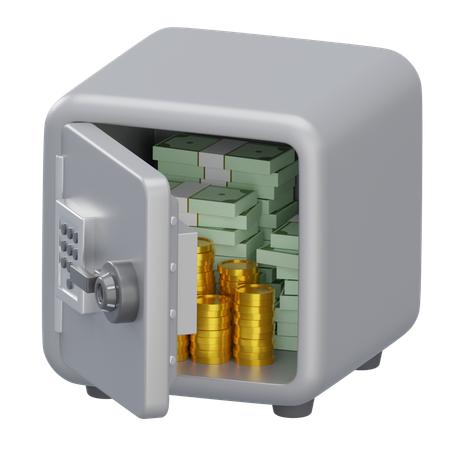 Casier bancaire  3D Icon