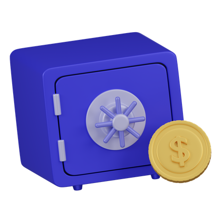 Casier bancaire  3D Icon