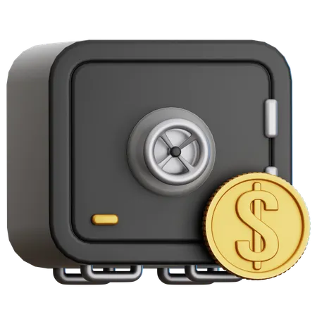 Casier bancaire  3D Icon