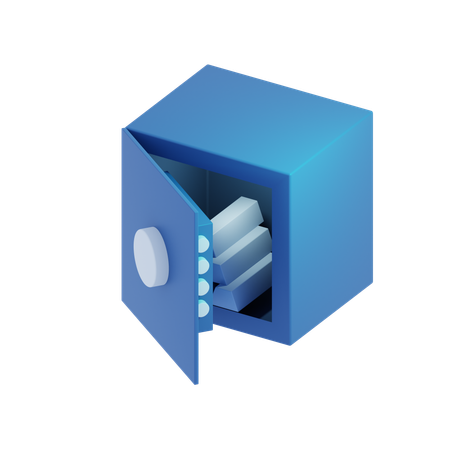 Casier bancaire  3D Icon