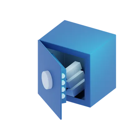 Casier bancaire  3D Icon