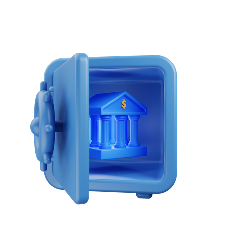 Casier bancaire  3D Icon