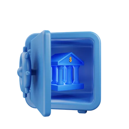 Casier bancaire  3D Icon