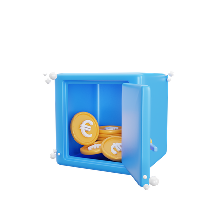 Casier bancaire  3D Icon