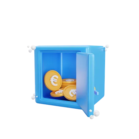 Casier bancaire  3D Icon