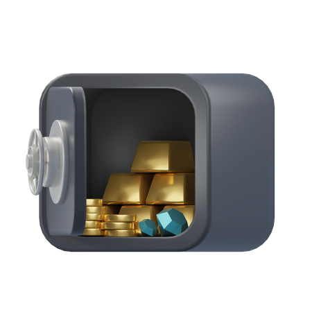 Casier bancaire  3D Icon