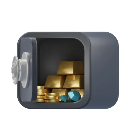 Casier bancaire  3D Icon