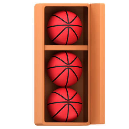 Casier de basket  3D Icon