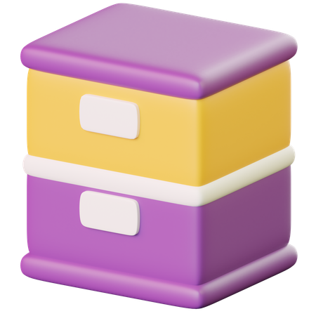 Casiers  3D Icon