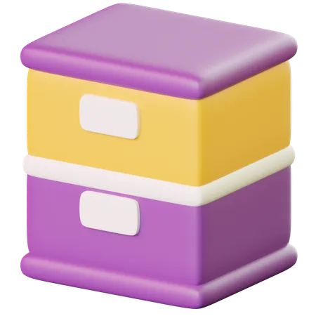 Casiers  3D Icon