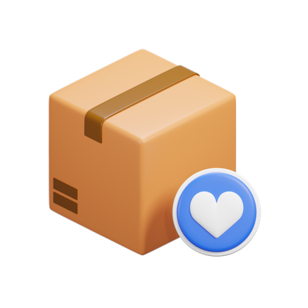 Caja favorita  3D Icon