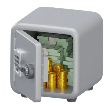 Casillero del banco  3D Icon