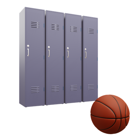 Casillero de baloncesto  3D Icon