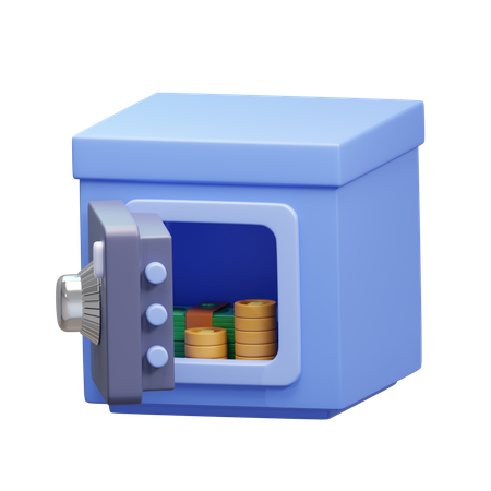 Casillero de dinero  3D Icon