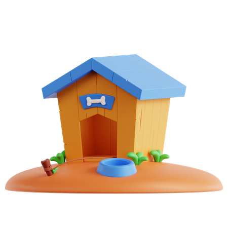 Casinha de cachorro  3D Icon