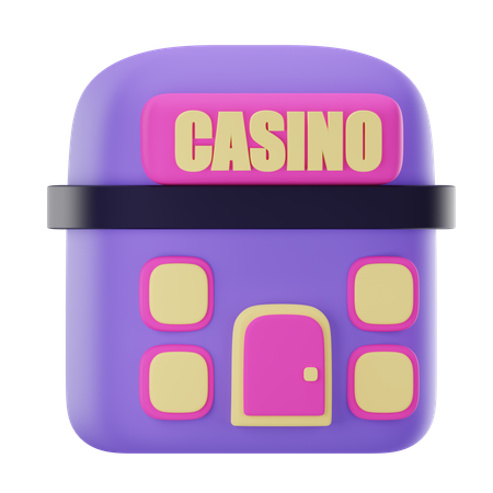 Casino Building  3D Icon
