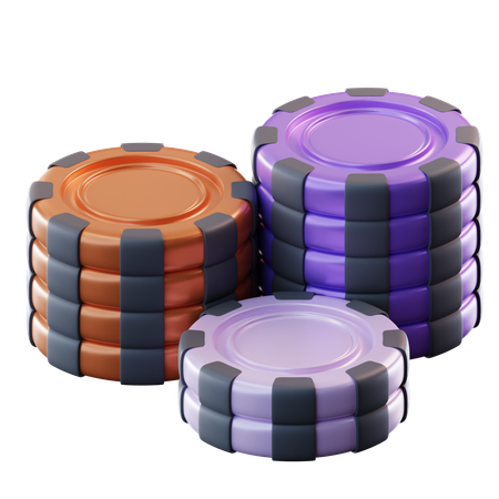 Casino Chip  3D Icon