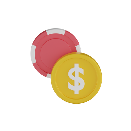 Casino Chip  3D Icon