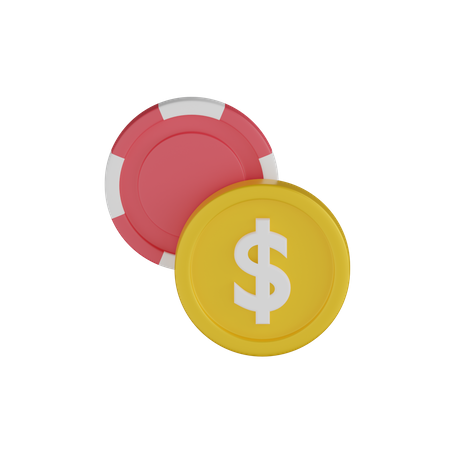 Casino Chip  3D Icon