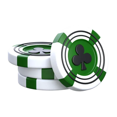 Casino Chip Club 3 D Casino Icon 3D Icon